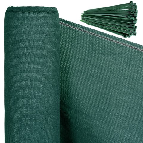 Siatka cieniująca maskująca 135g 1,5X25 m zielona