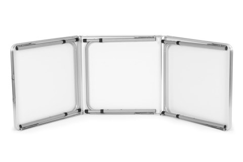 Stolik turystyczny stół składany kemping biały blat 180x60 cm MultiGarden