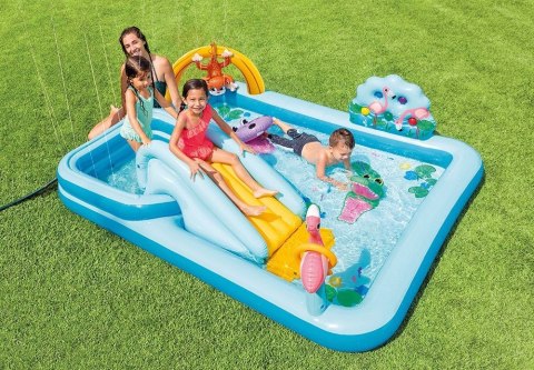 Super plac zabaw dżungla z basenem i zjeżdżalnią INTEX 57161