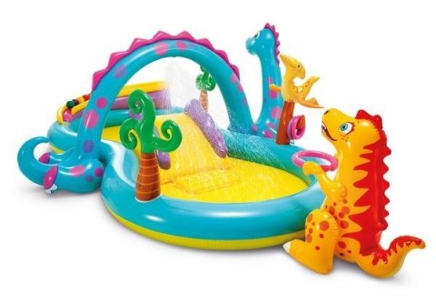 Wodny plac zabaw Dinoland zjeżdżalnia INTEX 57135