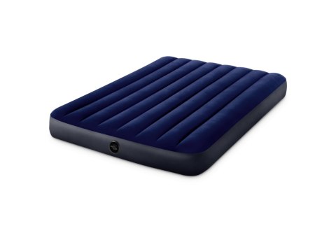 Dwuosobowy materac dmuchany welurowy łóżko 137x191 INTEX 64758