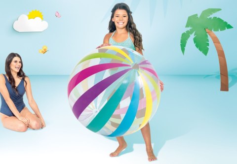 Dmuchana piłka plażowa o średnicy 107 cm INTEX 59065