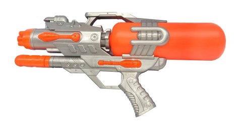 Duży pistolet na wodę 45 cm z pompką, pomarańczowy
