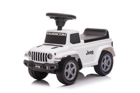 Jeździk odpychacz pchacz z dźwiękiem Jeep auto dla dziecka biały
