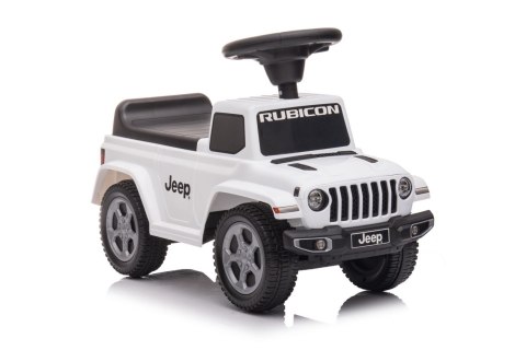 Jeździk odpychacz pchacz z dźwiękiem Jeep auto dla dziecka biały