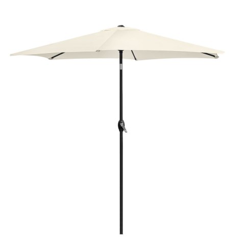 Składany parasol ogrodowy balkonowy regulowany 210 cm beżowy