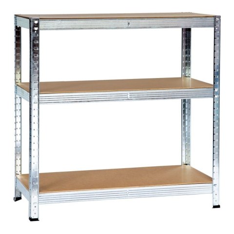 Regał magazynowy metalowy 2w1, 5 półek 150x75x30 cm