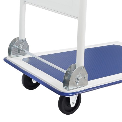 Wózek platformowy magazynowy transportowy składany ręczny 150kg
