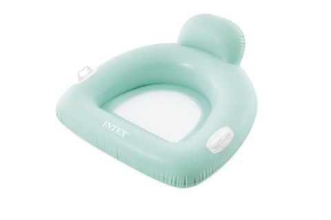 Dmuchany fotel materac z oparciem 114x107 cm INTEX 56801 mix kolorów