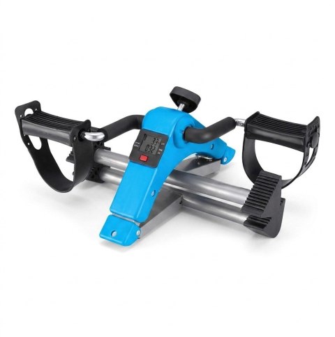 Rowerek treningowy rower rehabilitacyjny składany rotor 2w1 wyświetlacz LCD niebieski