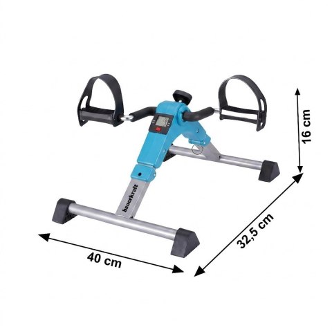 Rowerek treningowy rower rehabilitacyjny składany rotor 2w1 wyświetlacz LCD niebieski