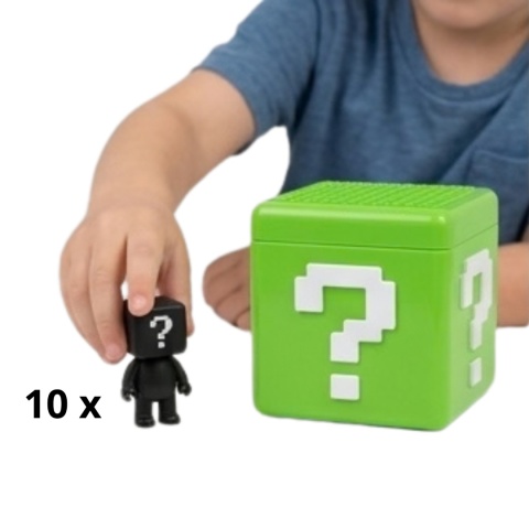 Klocki Magnetyczne Pixele 600 Elementów (580 Klocków + 20 Figurek) – Zestaw SIX. SEVEN, DWA Pudełka