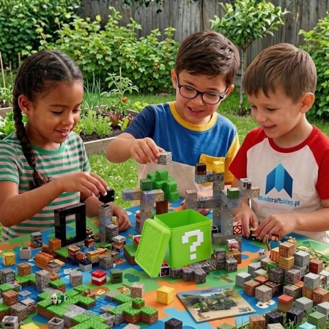 Klocki Magnetyczne Pixele 600 Elementów (580 Klocków + 20 Figurek) – Zestaw SIX. SEVEN, DWA Pudełka